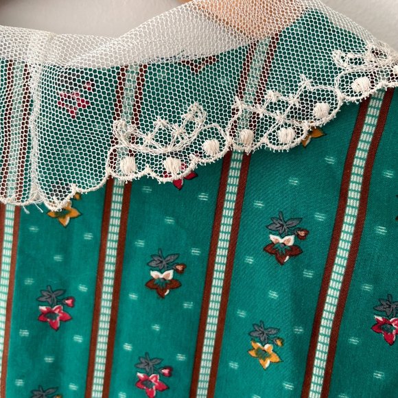 Rare Levi's Levi Strauss & Co Western Button Down Top Lace Size 10 Vintage - Picture 13 of 13